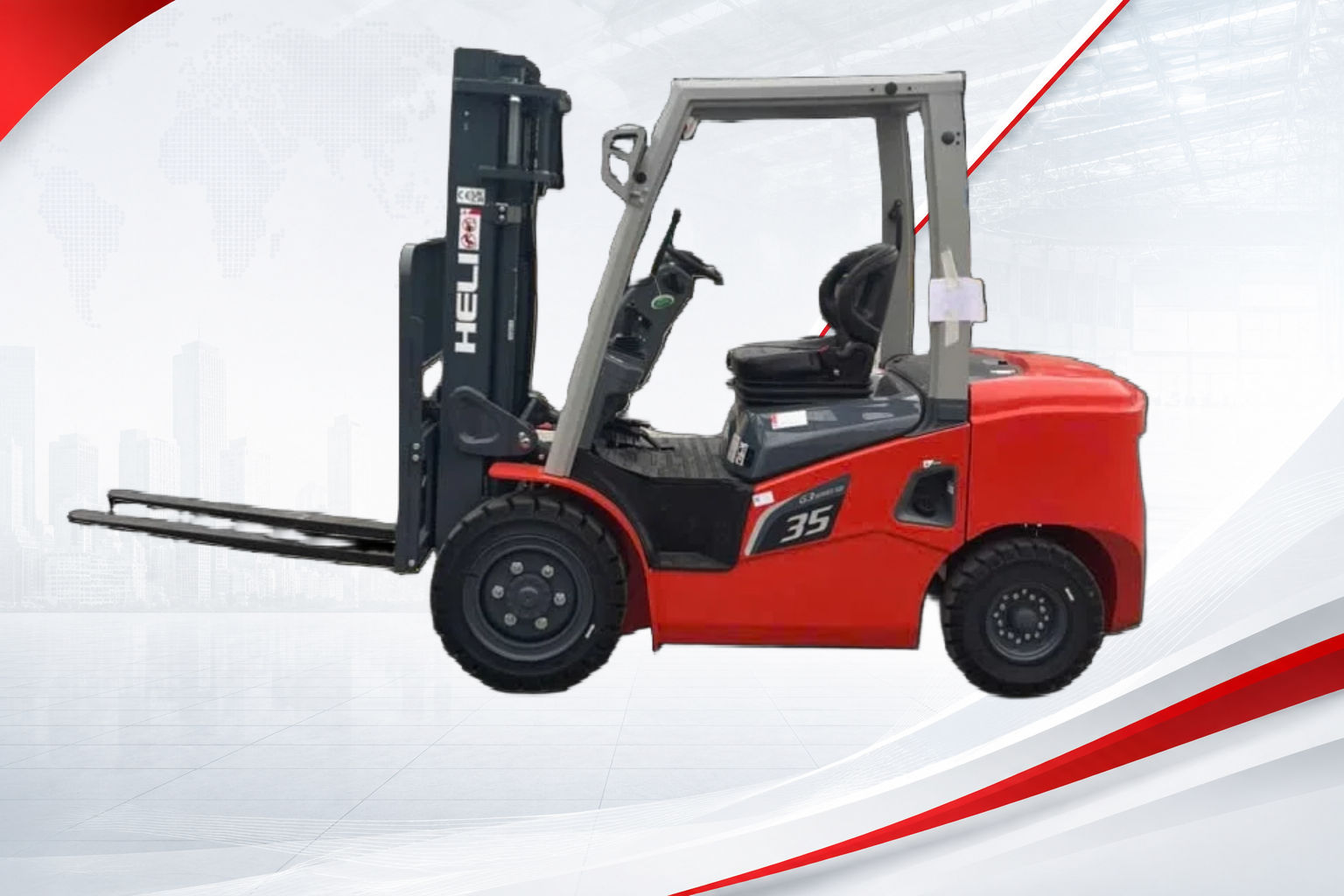 Xe nâng dầu 3 tấn HELI - G3 Series